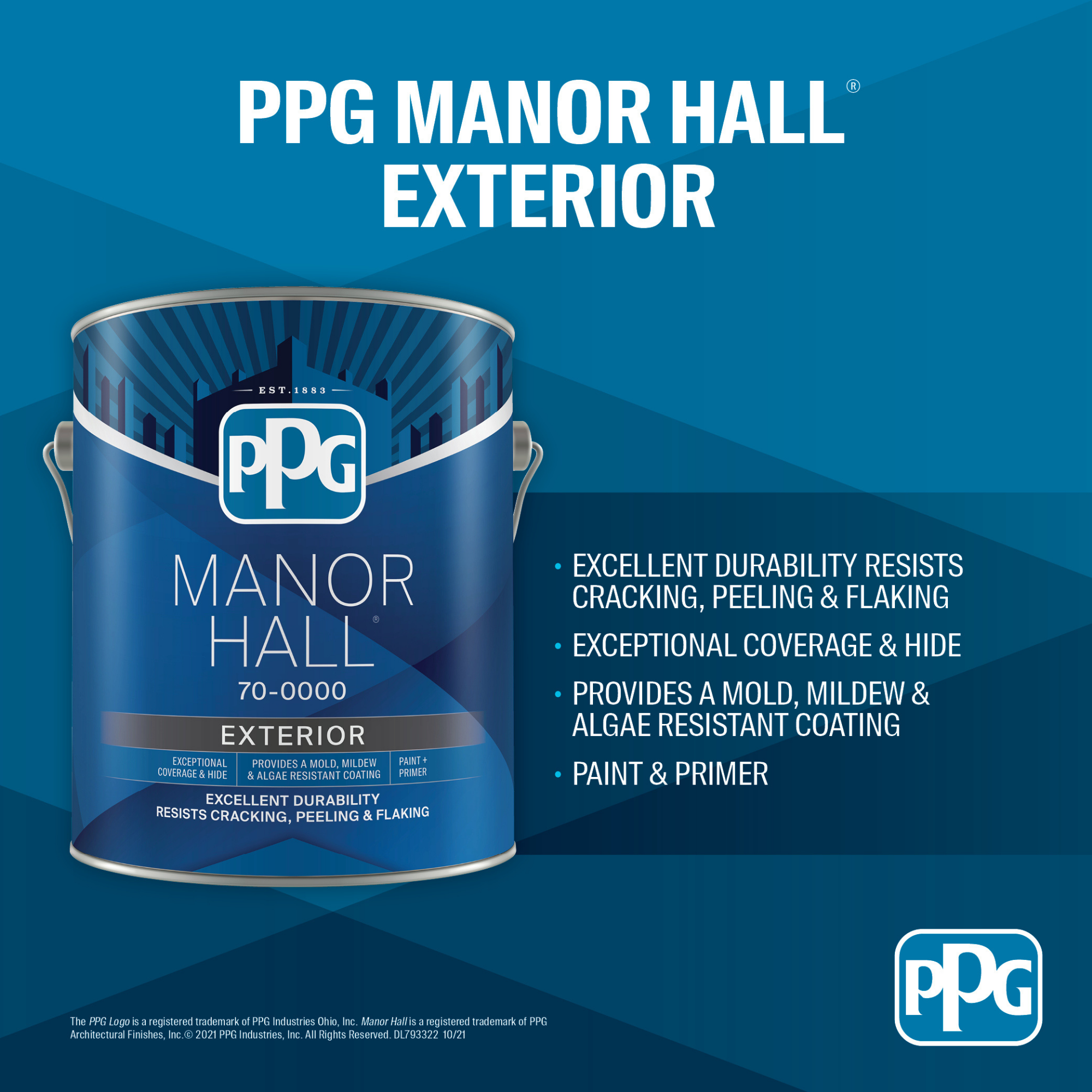 Ppg Manor Hall Exterior Professional Quality Paint Products Ppg